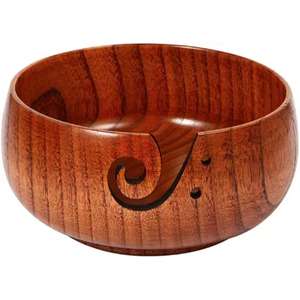 Cuenco de hilo de madera hecho a mano personalizado más vendido, cuenco de lana, soporte de hilo, cuenco de madera para tejer disponible a bajo precio - Product Image 6