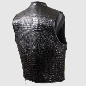 Nuevo Chaleco de Motociclista de Cuero PU de Alta Calidad a Precio de Mayoreo, Chaleco Reversible Impermeable y Transpirable para Hombre - Product Image 6
