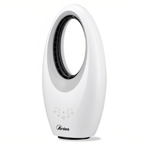 Ventilador de torre y pedestal sin aspas MUNA AR5BL1B de 40W, blanco, para suelo - Product Image 3