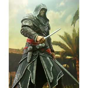 Figura de Acción de Ezio Auditore de Assassin's Creed Revelations 7, Modelo de Plástico Nuevo de 30 cm, Accesorio de Anime en Blíster para Coleccionar - Product Image 3