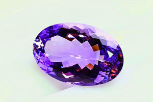 Pierre précieuse en améthyste naturelle facettée de 7x5 mm - Forme ovale - Pierres d'améthyste propres - Coupe incroyable - Pierre en vrac - Cadeau idéal pour elle - Product Image 2