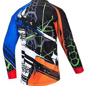Tout nouveau maillot de motocross équipe de course à manches longues 100% polyester maillot de course personnalisé - Product Image 5