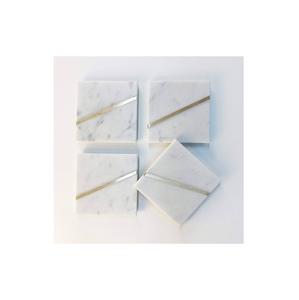 ที่รองแก้วหินอ่อนหินใช้ในห้องพักโรงแรมสำนักงานร้านอาหารคอลเลกชันใหม่ที่รองแก้วขายดีทำในอินเดียจำนวนมาก - Product Image 6