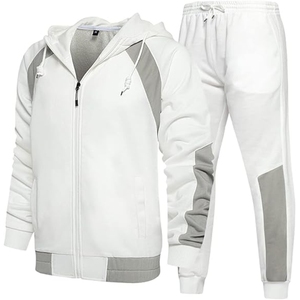 ชุดวอร์มสำหรับผู้ชายสีและลายแบบสวมหัวมีฮู้ดสำหรับฤดูหนาวไซส์ใหญ่พิเศษ - Product Image 2