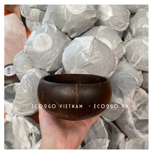 Wholesale Eco-Friendly Coconut Shell Bowl for Candle Use Vietnam Manufacturer with Free Laser Engraving Eco2go Brand - Product Image 5