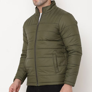 Veste Puffer en gros veste d'hiver personnalisée avec logo personnalisé OEM imprimée de haute qualité pour hommes veste buffante avec poches - Product Image 2