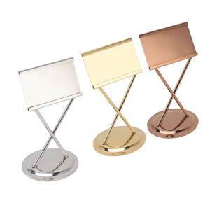 Support de carte de couleur marron/support organisateur de bureau décoration de Table porte-carte Top vente fournitures de bureaux de table - Product Image 6