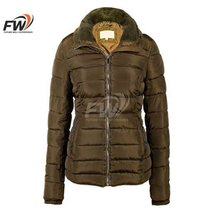 Chaquetas de Lujo para Hombre al por Mayor OEM, Estilo Deportivo de Invierno y Primavera, Suaves, Brillantes, Acolchadas, con Cierre de Cremallera y Botones, de Nailon Casual - Product Image 1