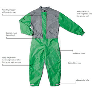 Trajes Sand Blast de calidad premium hechos de tela de algodón con su logotipo personalizado Overol Sand Blast transpirable anticorte - Product Image 3