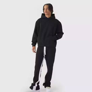 Survêtement personnalisé d'hiver 100% coton de haute qualité pour hommes avec tissu GSM respirant Panneau de taille élastique Design Jogger Sweatsuit - Product Image 4