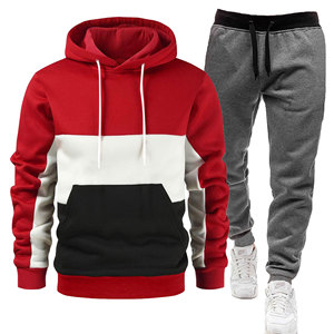 Ensemble de survêtement sport hip-hop en deux pièces pour hommes et femmes, sweat-shirt et pantalon de jogging en molleton technique, pour la saison printemps-automne - Product Image 4