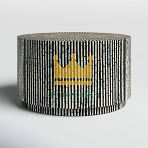 Table basse en bois d'incrustation de nacre faite à la main du Vietnam élégante conception moderne avec la caractéristique décorative - Product Image 2