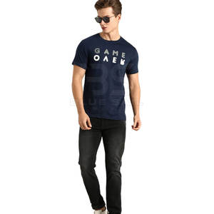 T-shirt pour homme à col rond, tissu doux de qualité supérieure, adapté aux voyages, à la salle de sport et au style de vie décontracté, t-shirt élégant pour homme à col rond - Product Image 1