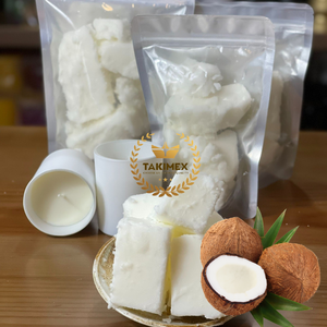 ขี้ผึ้งมะพร้าวบริสุทธิ์100% สำหรับทำเทียน Takimex อุปกรณ์แต่งกลิ่นหอมระดับโลกจากเวียดนาม - Product Image 1