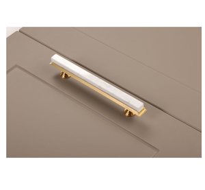 Accessoires de porte et de fenêtre en marbre Poignée en laiton Bureau à domicile Hôpital Poignée de porte décorative à prix compétitif - Product Image 1