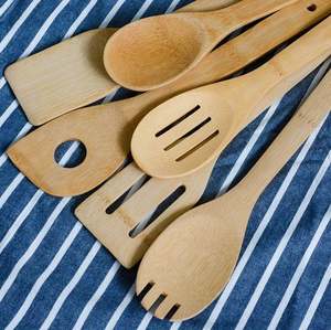 Best Selling <b>Wood</b> <b>Kitchen</b> <b>Utensils</b> Cooking Rice Serving Tools Restaurant Home Kitchenware Tabletop Made India Wholesale - Product Image 3
