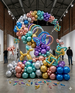 Nuevos Globos Largos (260s) Paquete de 50 Color Cromo para Decoraciones de Regreso a Clases, Cumpleaños y Bodas - Venta al por Mayor España - Product Image 2