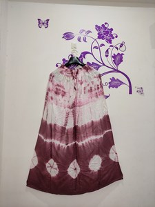 Jupe longue en coton imprimé style bohème hippie pour femme, idéale pour l'été et la plage, taille élastique, ourlet évasé, écologique et légère - Product Image 3