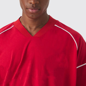 Ensemble de t-shirts personnalisés en coton et polyester pour hommes, shorts actifs, vêtements de sport de gymnastique respirants pour l'été, OEM disponible - Product Image 5