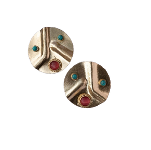 Hot Thailand Selling <b>Small</b> Brass <b>Earrings</b> Flower Leaf Costume <b>Earrings</b> Christmas tea party jewelry Christmas <b>Earrings</b> <b>for</b> Girls - Product Image 3