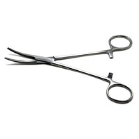 Premium Kwaliteit 5.5 En 6.25 Gebogen Chirurgische Rankin Crile Hemostat Tang Vergrendeling Handvat Roestvrijstalen Slagader Pincet