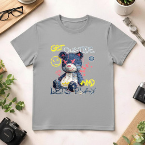 T-Shirt Unisex 100% Cotone Stile Casual con Stampa Personalizzata, Taglia 2XL, Modello Roses, Peso Tessuto 210GSM, Fornitura ODM - Product Image 1