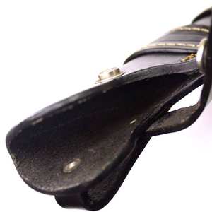 Fourreau de couteau en cuir noir à grain supérieur fait à la main en gros OEM ODM | Conception à double boucle Longueur totale de 10 pouces pour l'extérieur - Product Image 4