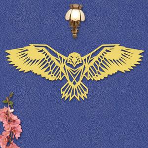 งานหัตถกรรมกรอบโลหะสูงแขวนผนังรูปนกอินทรีสุดหรูสำหรับตกแต่งบ้านสำนักงานมีสไตล์สำหรับห้องนั่งเล่นร้านอาหารแบบชนบท - Product Image 3