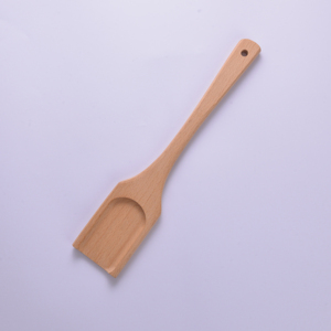 BeechWood Spatula Natural Wooden Hollow Turner Premium Handcrafted Kitchen <b>Utensil</b> for Frying & Draining Non-Stick Cooking Tool - Product Image 3