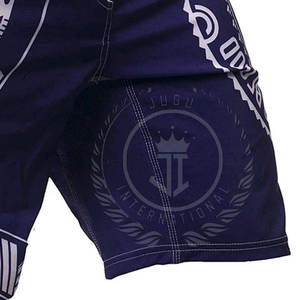 Pantalones Cortos de MMA de Alta Calidad Fabricados Profesionalmente para Hombre, Cómodos para Pelear, Duraderos, de Spandex/Poliéster, Ligeros y Transpirables - Product Image 5