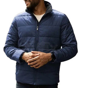 New Design Stand Collar Bubble Winter <b>Jackets</b> For <b>Men</b> <b>Long</b> Sleeves Full Zipper <b>Men</b> Bubble Winter <b>Jackets</b> - Product Image 1