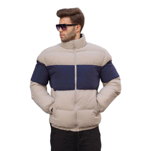 High Quality Fashion OEM Outdoor Winter Shiny Padded Down Men custom Puffer Jacket - Product Image 3