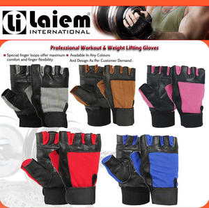 Guantes Deportivos Unisex de Medio Dedo, de Cuero PU Antideslizante, con Cierre de Tirón, Color Personalizado, para Gimnasio, Levantamiento de Pesas, Deportes y Ciclismo - Product Image 5