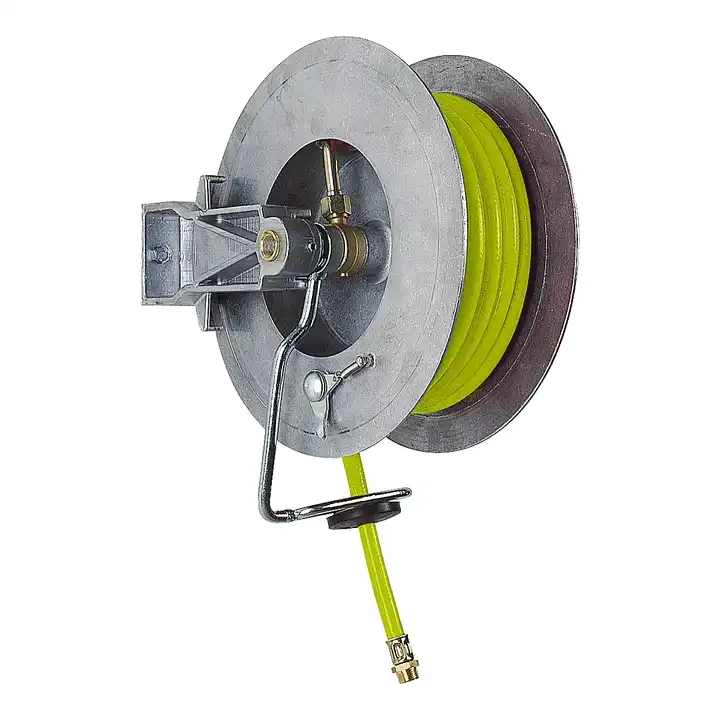 Fire Hose Reel Pipe Holder Fire Hose Firefighting Equipment Fire Hose Reel Designer Metal Planter Pipe for Home Garden Usage
