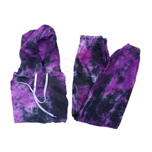 Fabricant pakistanais, dernier design, survêtement décontracté à capuche pour homme, tie-dye, respirant, ensembles d'hiver, couleur personnalisée, coton/polyester - Product Image 2