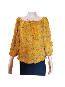 Tops de rayón de verano de alta calidad para mujer, logotipo personalizado, informal, Vintage, teñido sólido, Occidental, femenino, a cuadros, estampado Floral, Invierno - Product Image 3