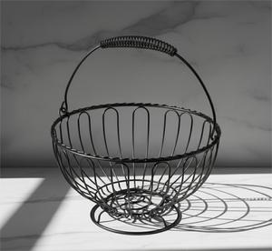 Large Capacity High Quality Anti-Rust Iron Metal Mesh Fruit Basket with <b>Handles</b> Multifunctional Storage - Product Image 4