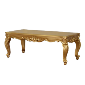 โต๊ะกาแฟแบบยาวกรอบสีทองพร้อมโต๊ะคุณภาพดีสำหรับบ้านห้องนั่งเล่นงานแต่งงานเฟอร์นิเจอร์การผลิตในประเทศอินโดนีเซีย - Product Image 4