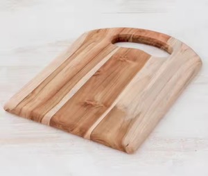 H.M.A. Artisanat rustique en bois d'olivier écologique passe au lave-vaisselle forme rectangulaire planche à découper plateau de cuisine miniature à découper - Product Image 4