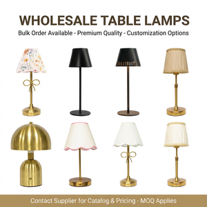 Fabrikant Modern Design Batterij Restaurant Decor Luxe Hotel Draagbare Touch Nachtlampje Oplaadbare LED Tafellamp Draadloos - Product Image 1