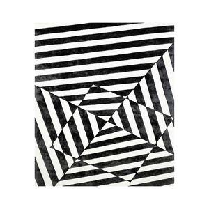 Soft Non-Slip Tie-Dyed Wool Area Rug <b>Fluffy</b> Shaggy Bedside Rug for Bedroom and Living Room Plush Shag <b>Carpet</b> - Product Image 3