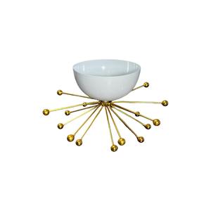 Soporte de metal diseñado para servir chocolate y postres, artículos de lujo para la cocina y la mesa. - Product Image 1