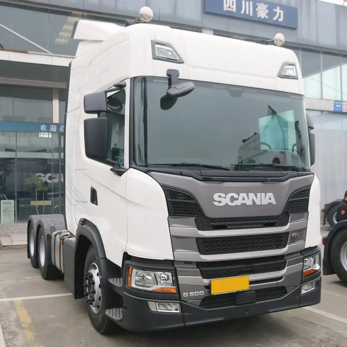 รถบรรทุกยี่ห้อเยอรมนีมือสอง Scania G440 หัวรถพ่วงรถบรรทุกหัวลากใช้รถบรรทุกหัวลาก