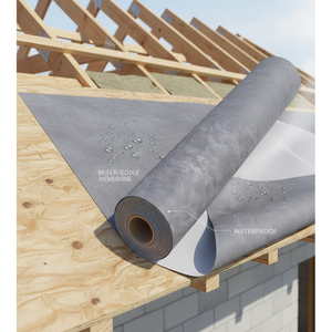 KOSITE Breathable <b>Waterproof</b> Membrane HDPE PE PP Roll 50 100 Meters Roof Underlayment Construction Roofing Project - Product Image 3