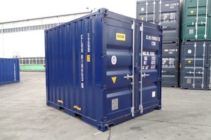 Conteneur de transport et de stockage de marchandises en acier ondulé robuste de 20 pieds à usage général pour le fret sec - Product Image 6