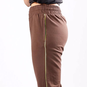 MARUF MFG CO Women Outdoor Regular Comfort Solid Quick Dry Fitness Streetwear Straight Flat Front <b>Drawstring</b> Jogger Pants - Product Image 5