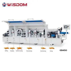 Wisdom EB450DJ Woodworking machinery edge banding machine For Sales Straight Edgebander Machine Curve Hand Held