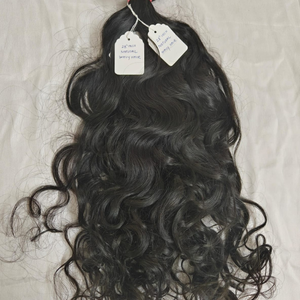 Paquets de trame de peau Remy indienne crue naturelle 100% extensions de cheveux humains vierges non transformés en vrac fabriqués en Inde - Product Image 6