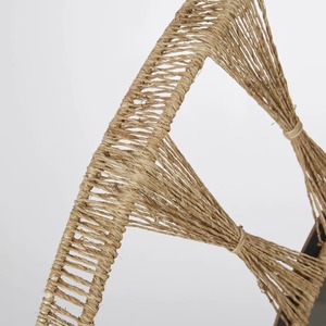 Hot Selling Product Jute Seagrass Bathroom Mirror Decor Mirrors Decoration Wall Customize Package <b>Makeup</b> <b>Vanity</b> Mirror - Product Image 3