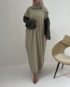 Wholesale Luxury Satin Abaya <b>Dress</b> <b>for</b> <b>Women</b> Dubai Inspired High Quality Silk Custom Made Adult Clothing Traditional <b>Muslim</b> - Product Image 2
